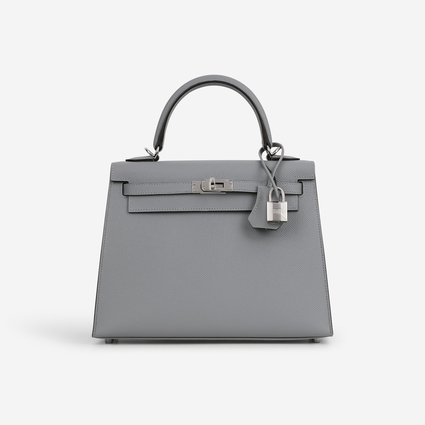 Hermès Kelly 25 - Gris Pantin Epsom | Palladium Hardware - Bagista