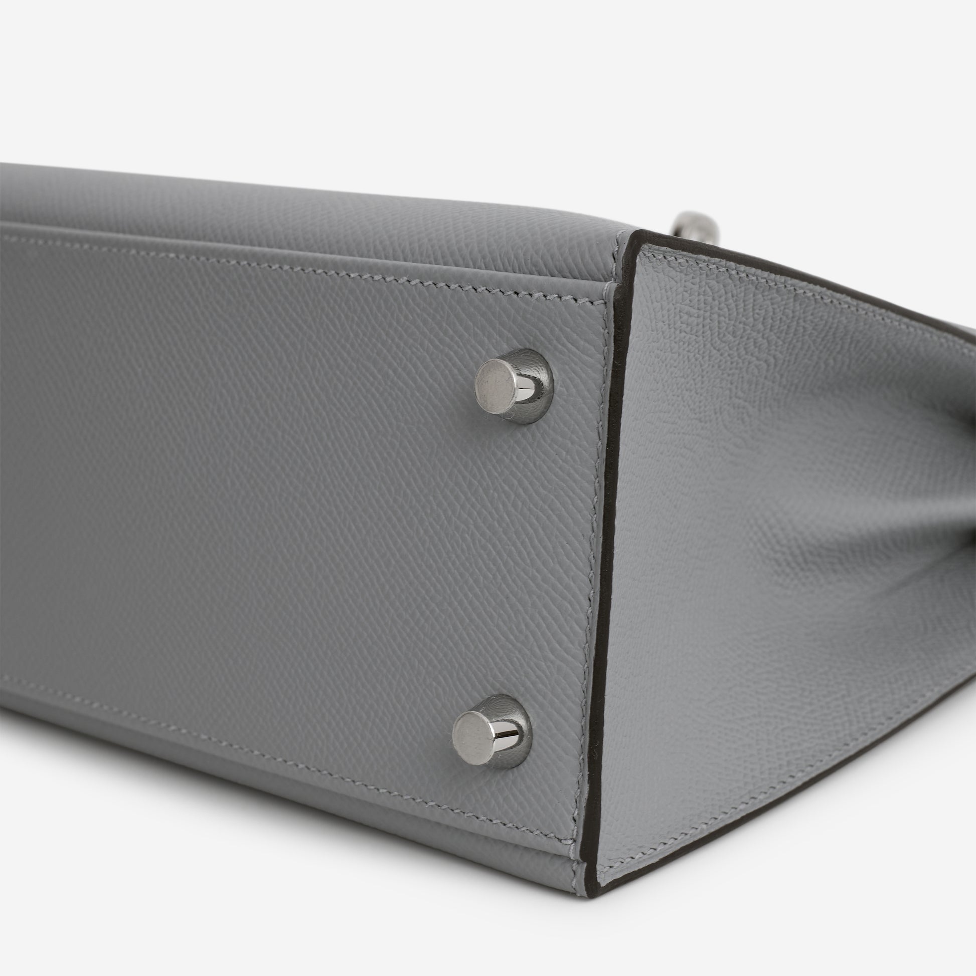 Hermès Kelly 25 - Gris Pantin Epsom | Palladium Hardware - Bagista