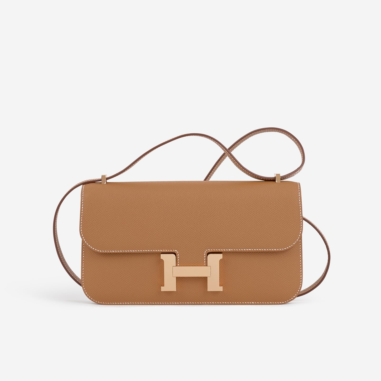 Hermès Constance Elan - Gold Epsom | Rose Gold Hardware - Bagista