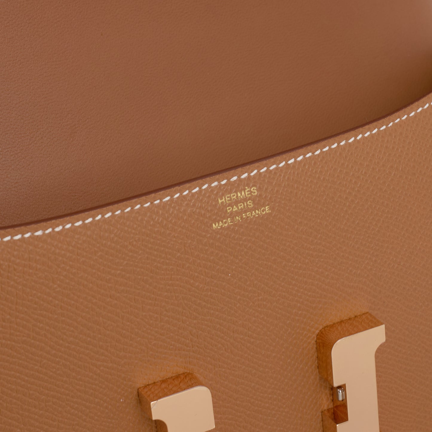 Hermès Constance Elan - Gold Epsom | Rose Gold Hardware - Bagista
