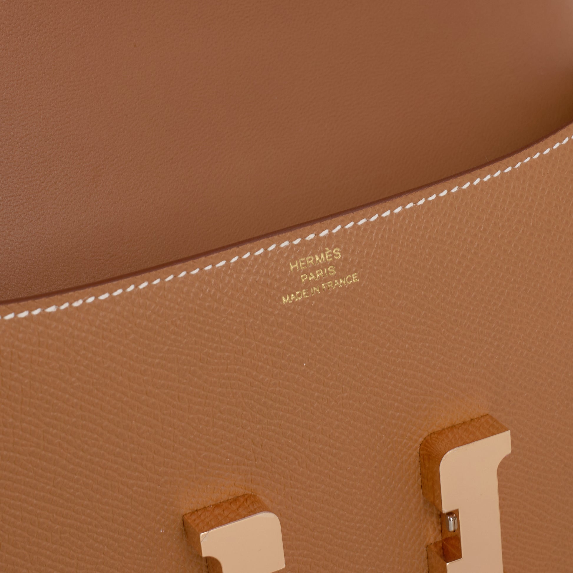 Hermès Constance Elan - Gold Epsom | Rose Gold Hardware - Bagista