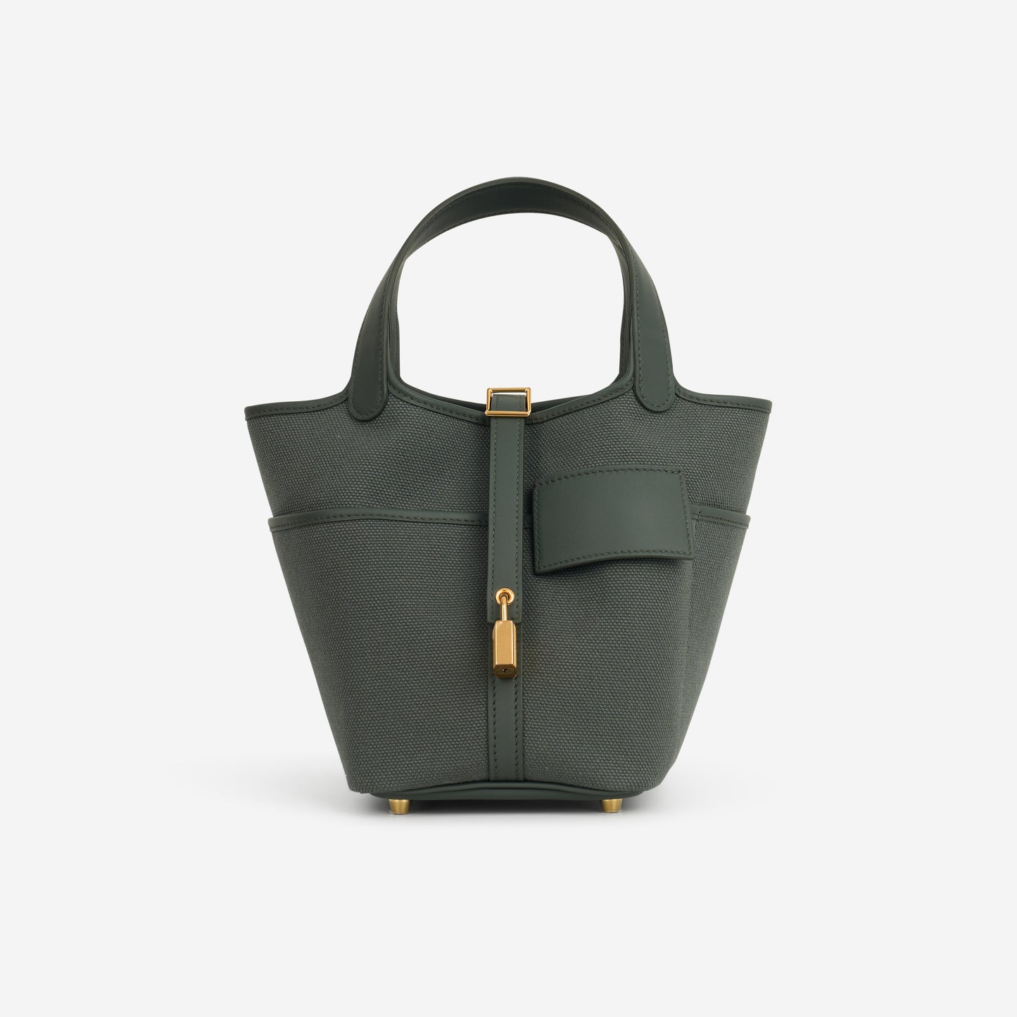 Hermès Picotin 18 Cargo - Vert Mangrove Canvas / Swift | Gold Hardware
