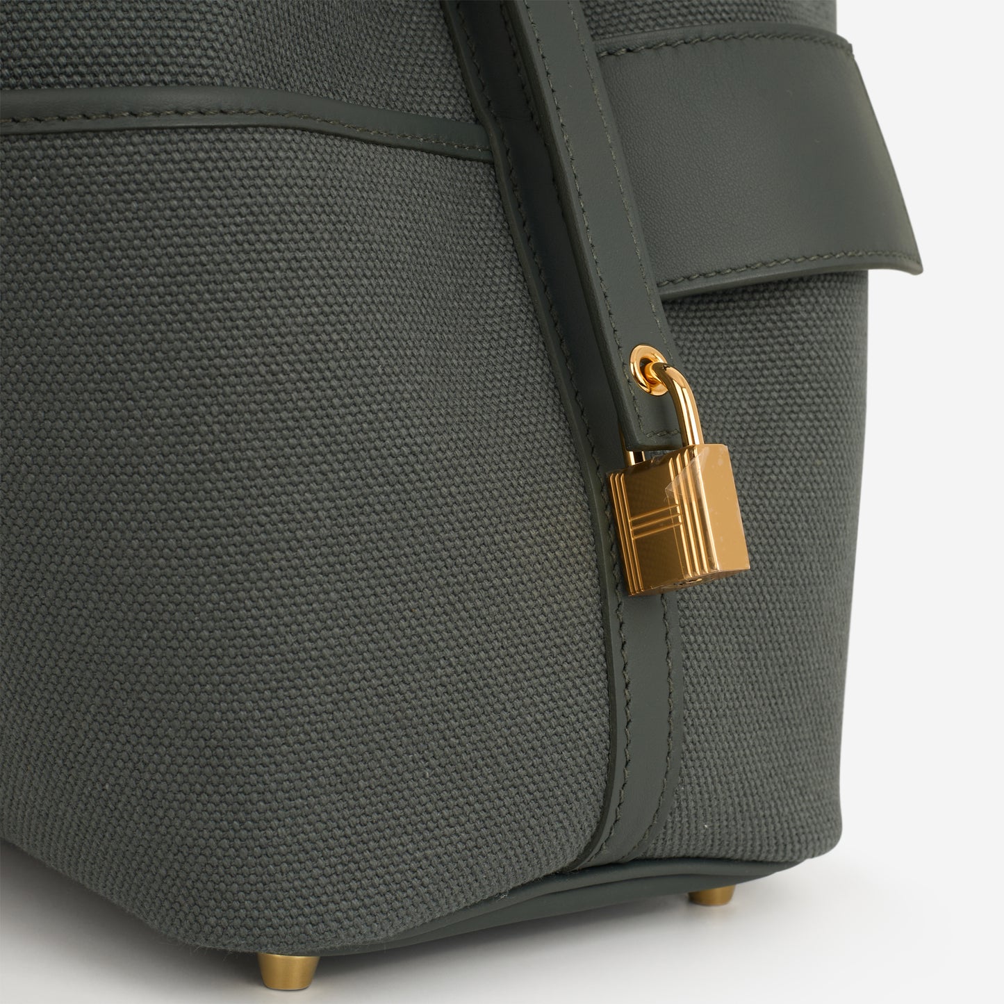 Hermès Picotin 18 Cargo - Vert Mangrove Canvas / Swift | Gold Hardware