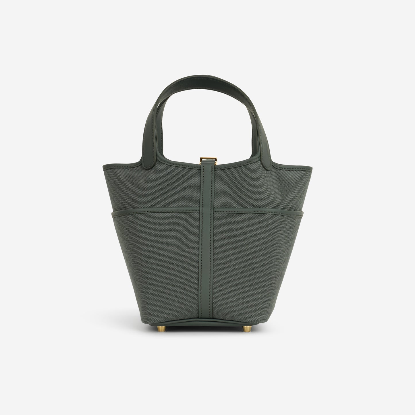 Hermès Picotin 18 Cargo - Vert Mangrove Canvas / Swift | Gold Hardware
