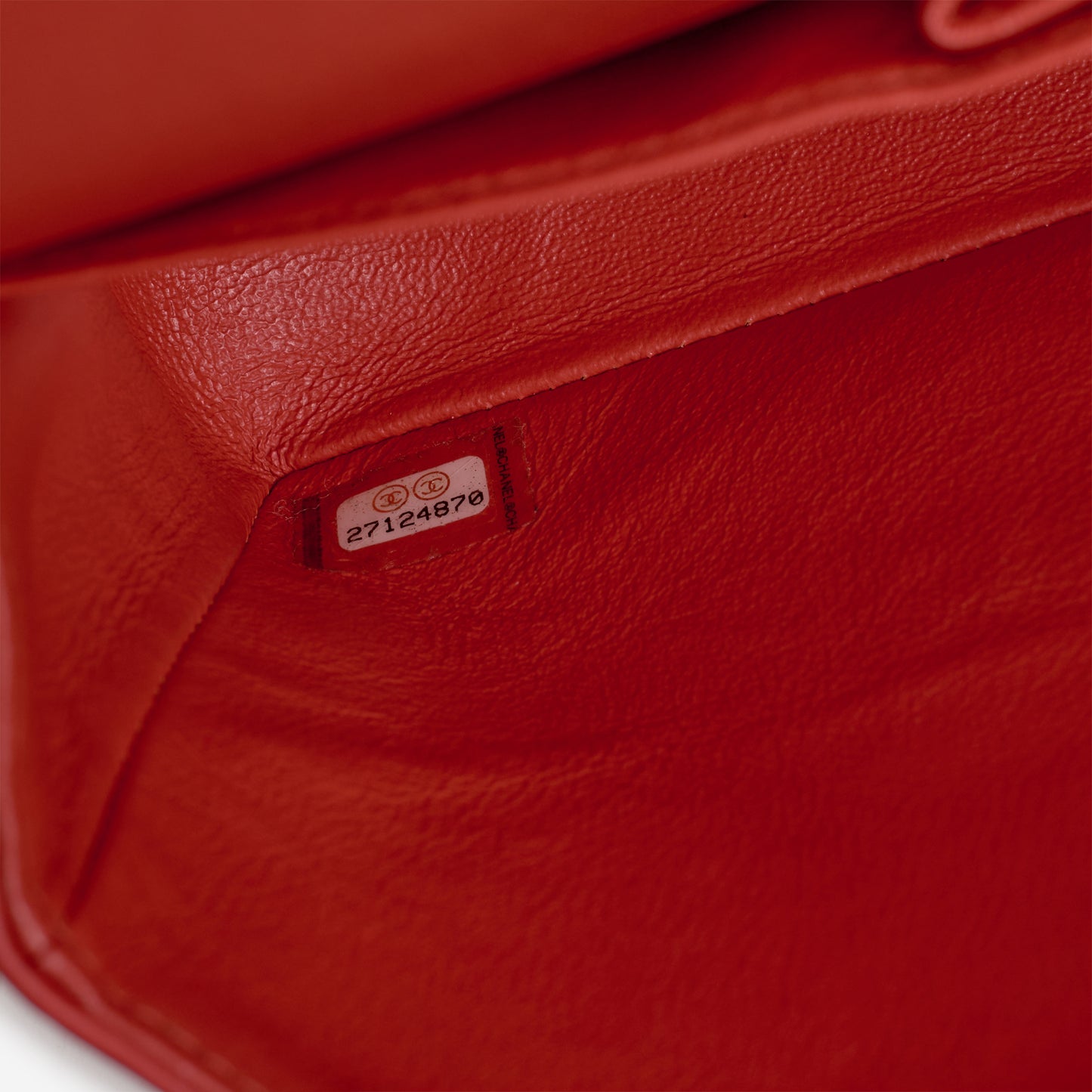Chanel Small Classic Flap - Red Lambskin | Silver Hardware - Bagista