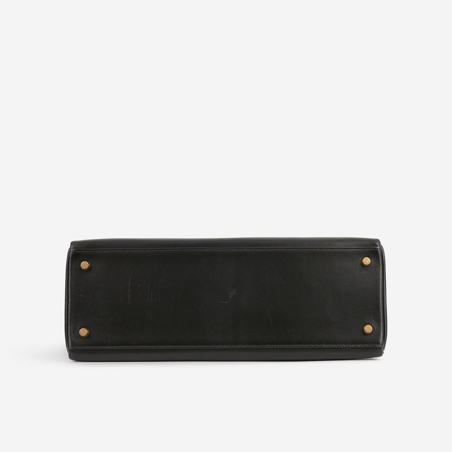 Hermès Vintage Kelly 35 - Black Box Calf Retourne | Gold Hardware