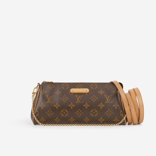 Louis Vuitton Eva Clutch - Monogram Canvas | Gold Hardware - Bagista