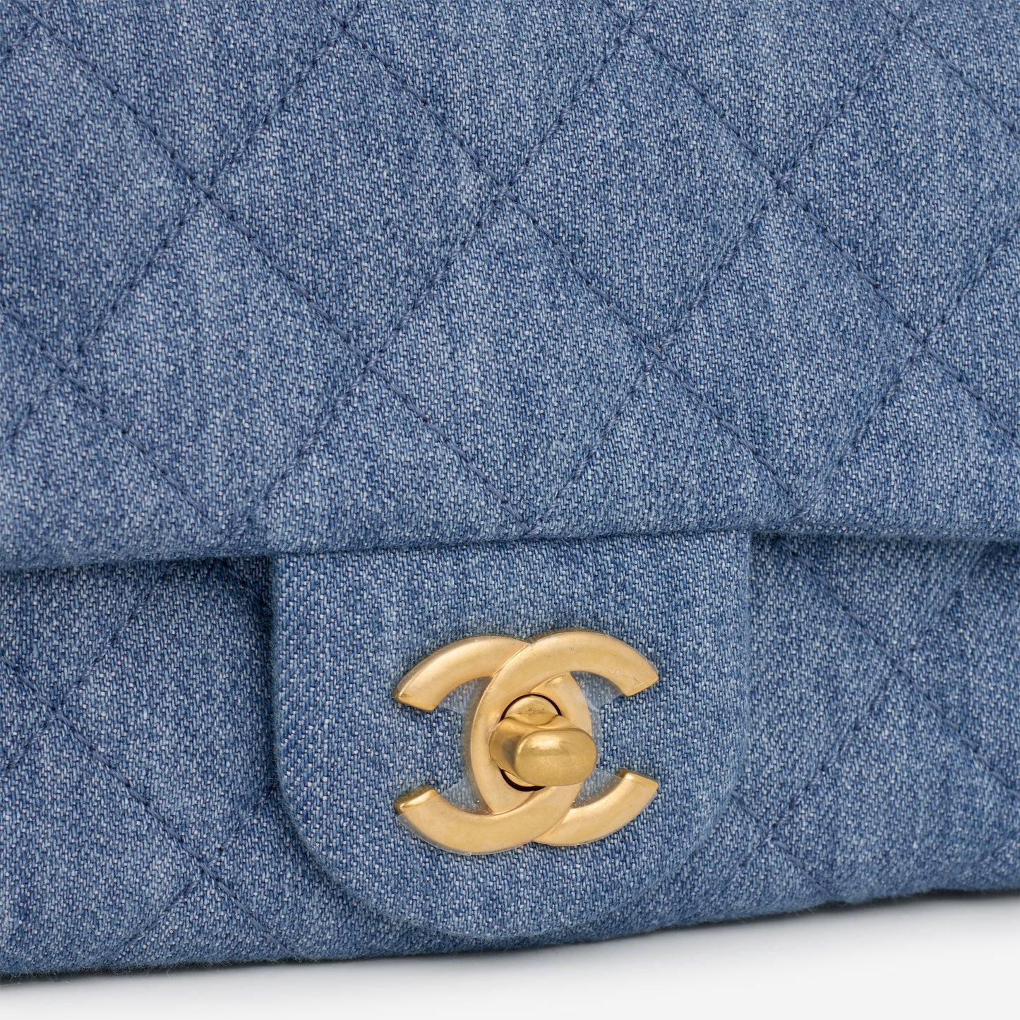 Chanel Mini Rectangular - Blue Ombre Denim | Gold Hardware - Bagista