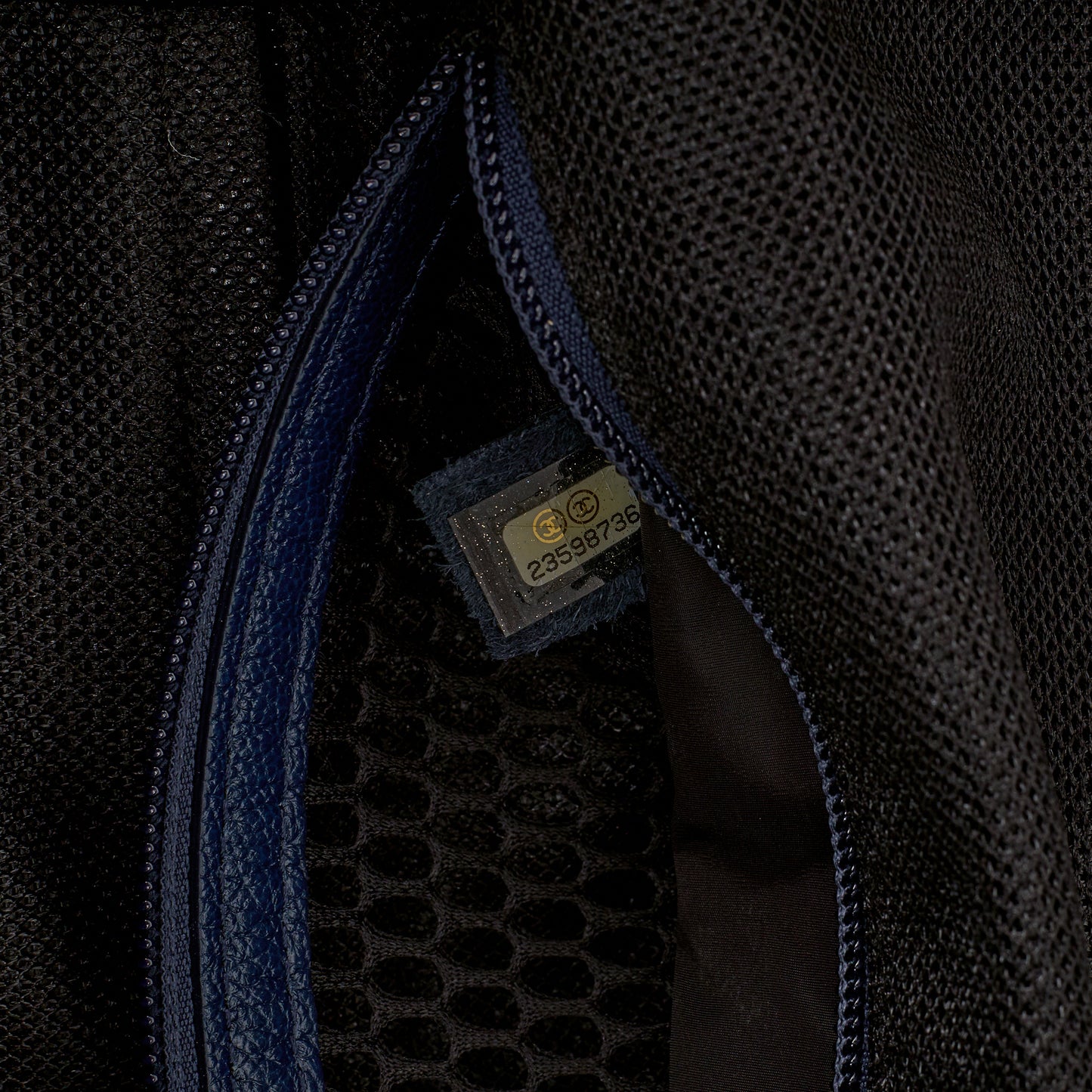 Chanel Coco Case Trolley - Blue Chevron Caviar | Silver Hardware