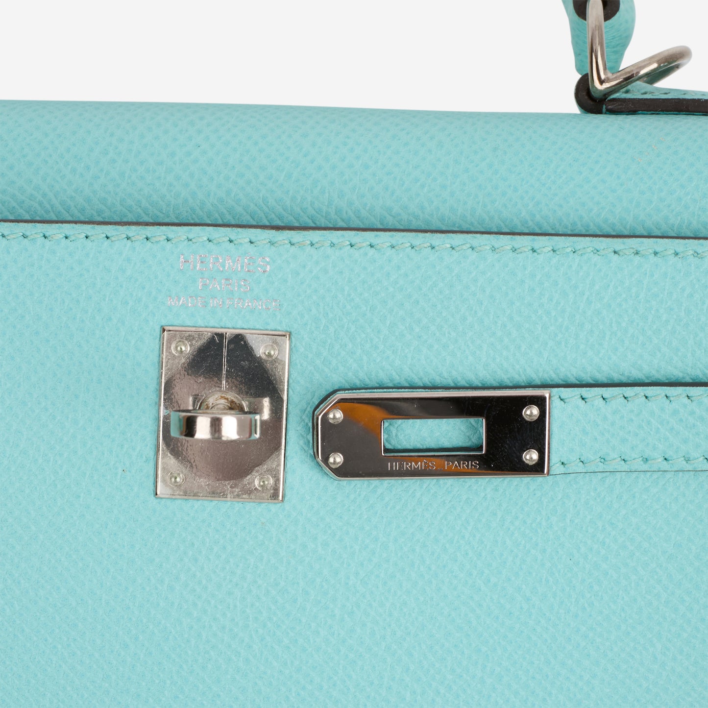 Hermès Kelly 25 - Bleu Atoll Epsom | Palladium Hardware