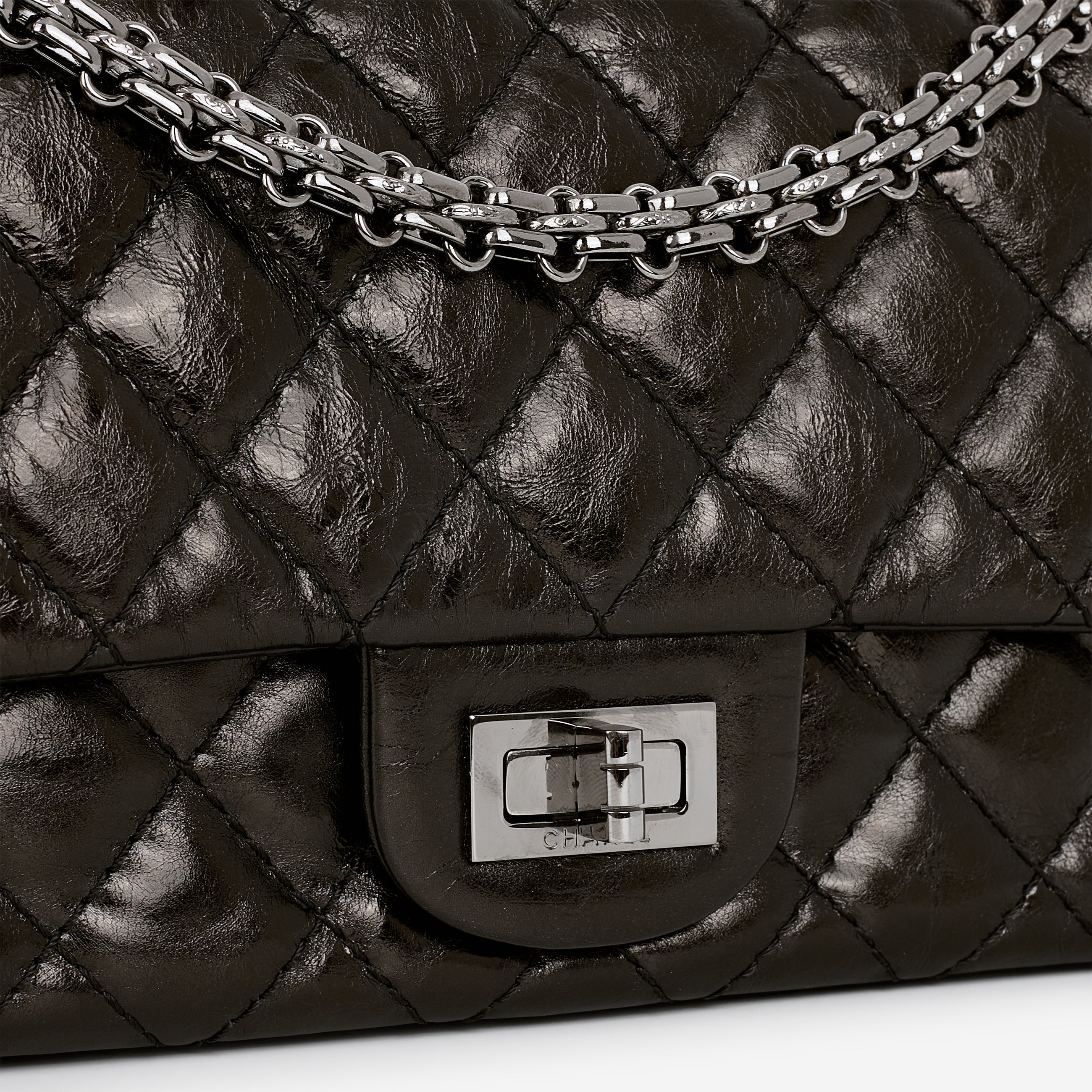 CHANEL クッション グレー ブラック　スコットランド製　美品 未使用】シャネル CHANEL クッション クッションカバー ココマーク