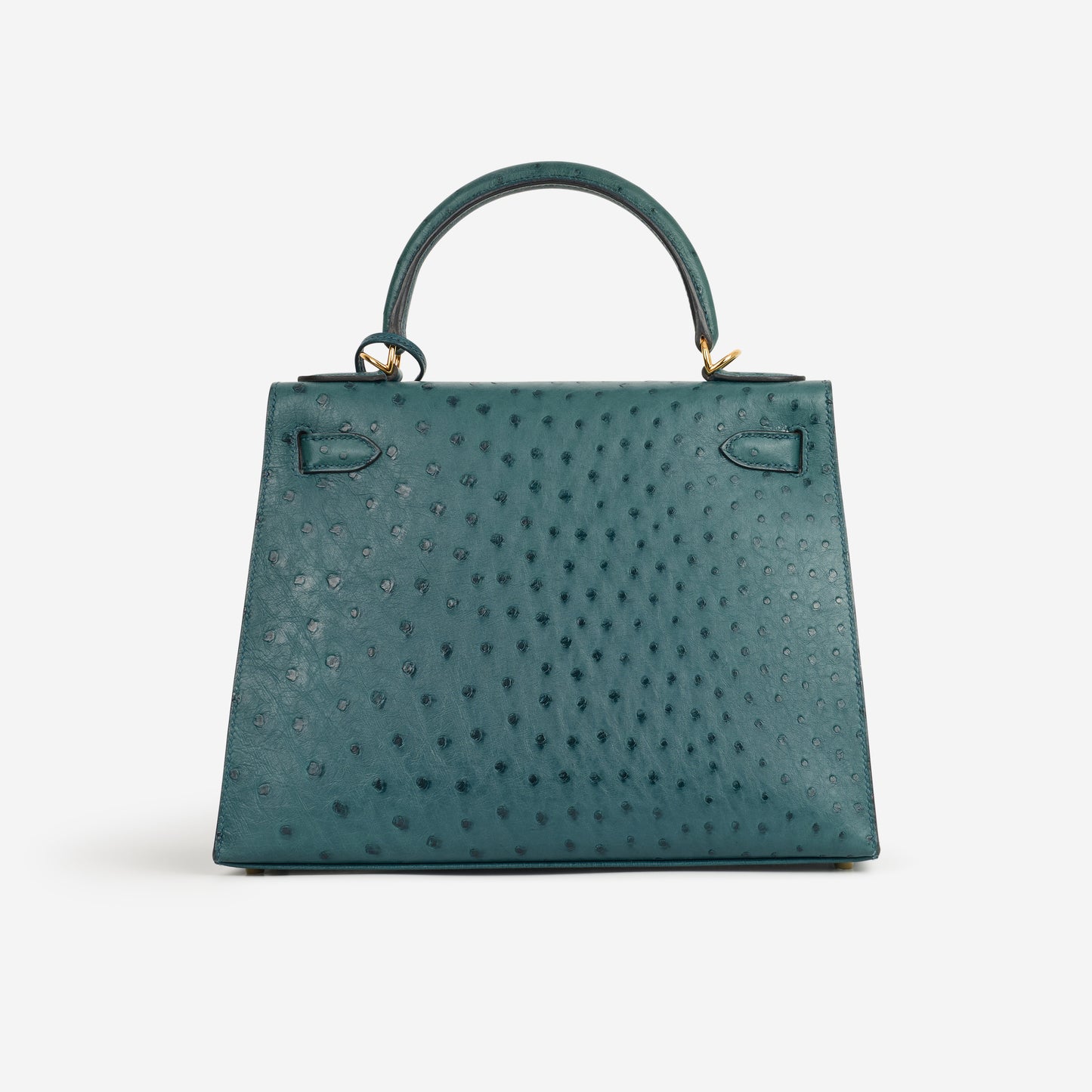 Hermès Kelly 28 - Bleu Colvert Ostrich | Gold Hardware | 2017 - Bagista
