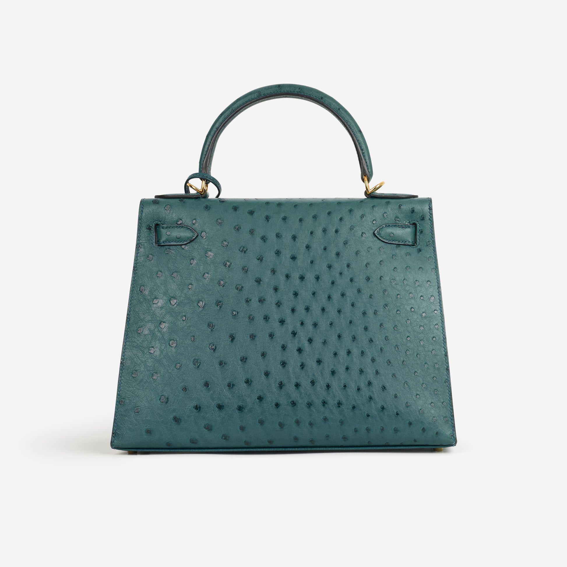 Hermès Kelly 28 - Bleu Colvert Ostrich | Gold Hardware | 2017 - Bagista
