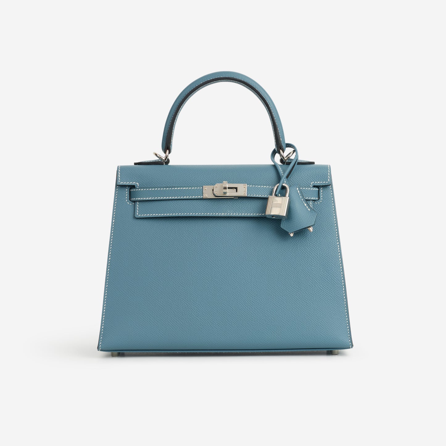 Hermès Kelly 25 - New Bleu Jean Epsom | Palladium Hardware