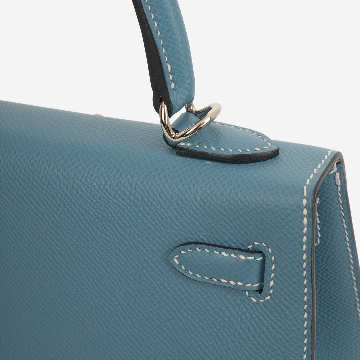 Hermès Kelly 25 - New Bleu Jean Epsom | Palladium Hardware