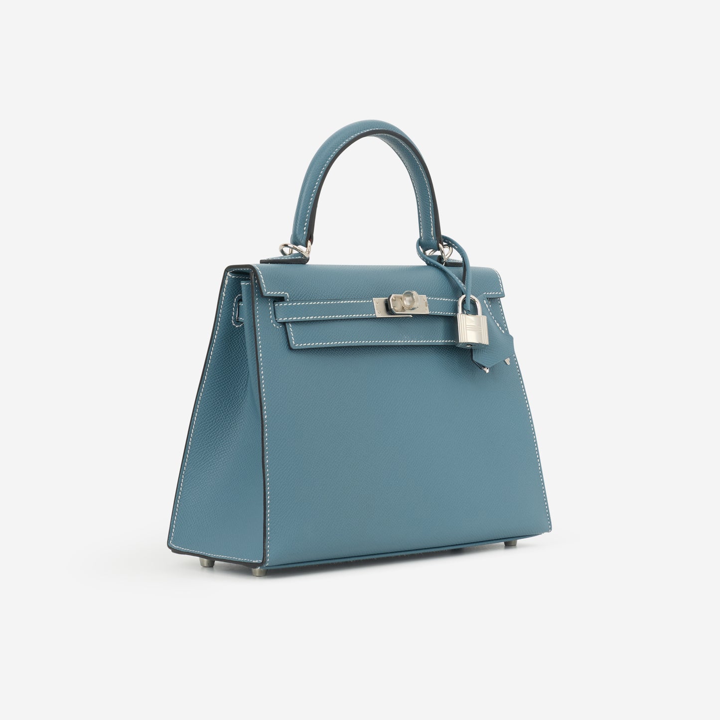 Hermès Kelly 25 - New Bleu Jean Epsom | Palladium Hardware