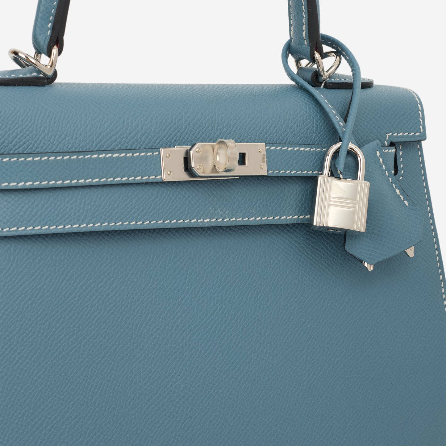 Hermès Kelly 25 - New Bleu Jean Epsom | Palladium Hardware