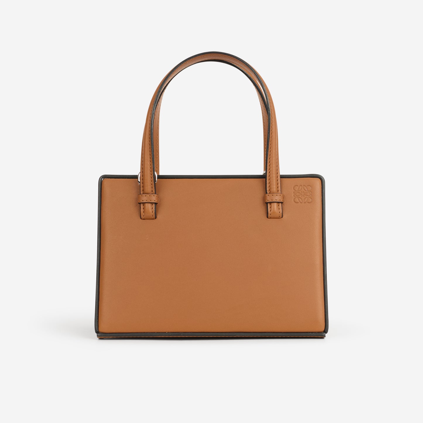 Loewe Small Postal Bag - Tan Calfskin | Silver Hardware