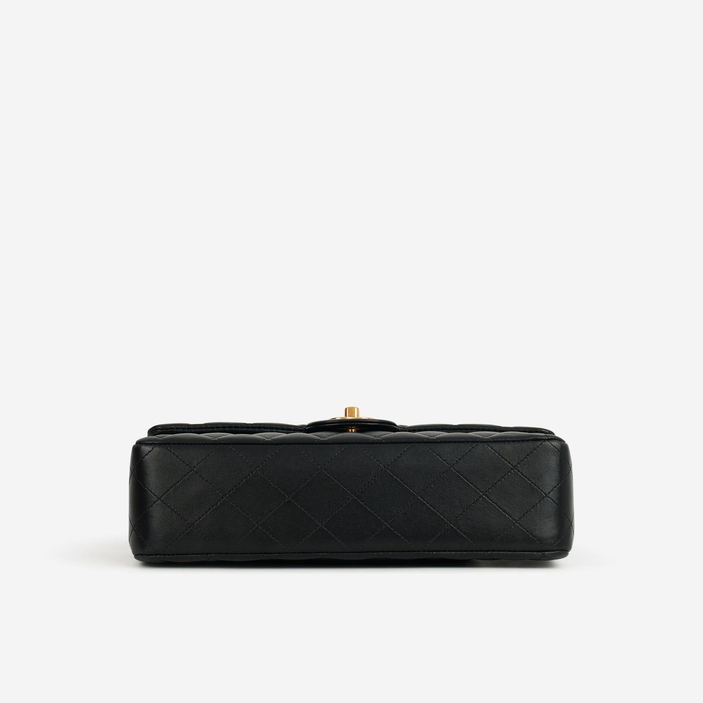 Chanel Medium Classic Flap - Black Lambskin | Gold Hardware - Bagista