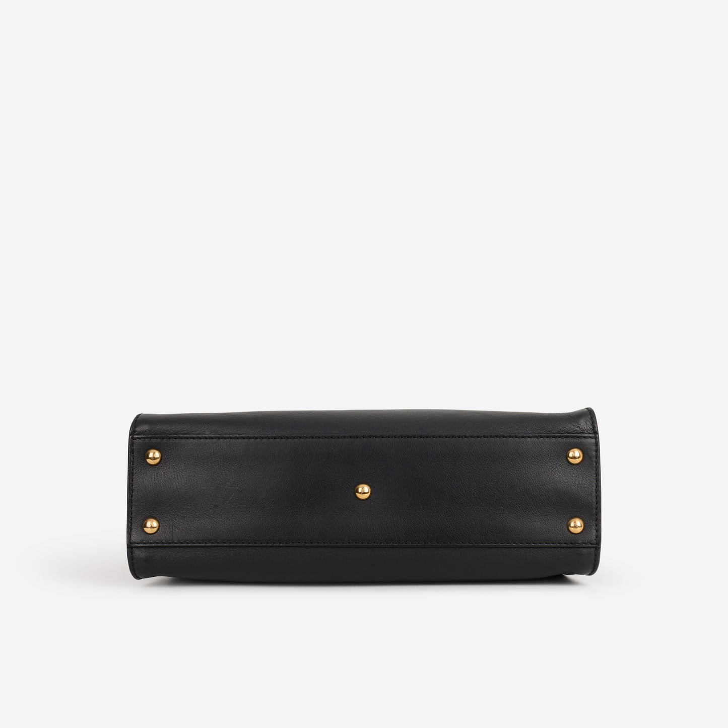 Fendi Medium Peekaboo - Black Nappa | Gold Hardware - Bagista
