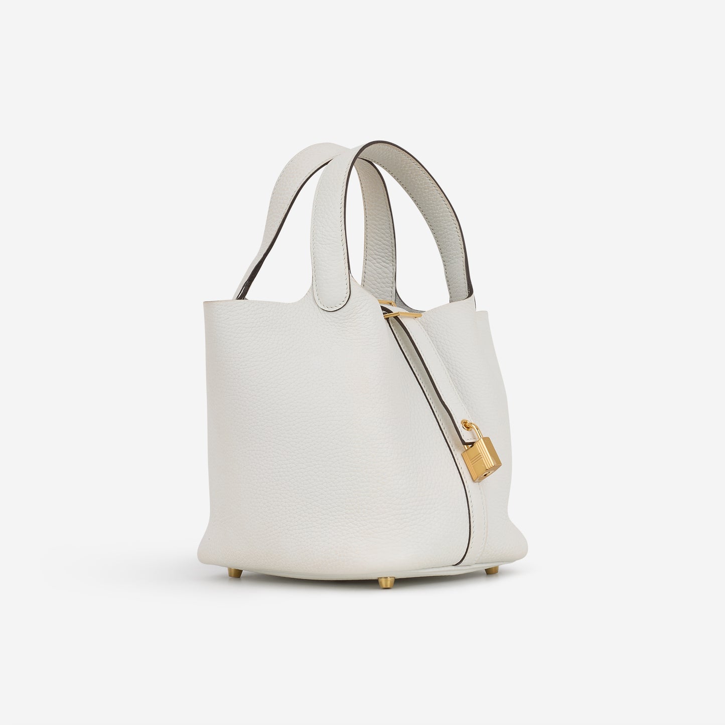 Hermès Picotin 18 - New White Clemence | Gold Hardware