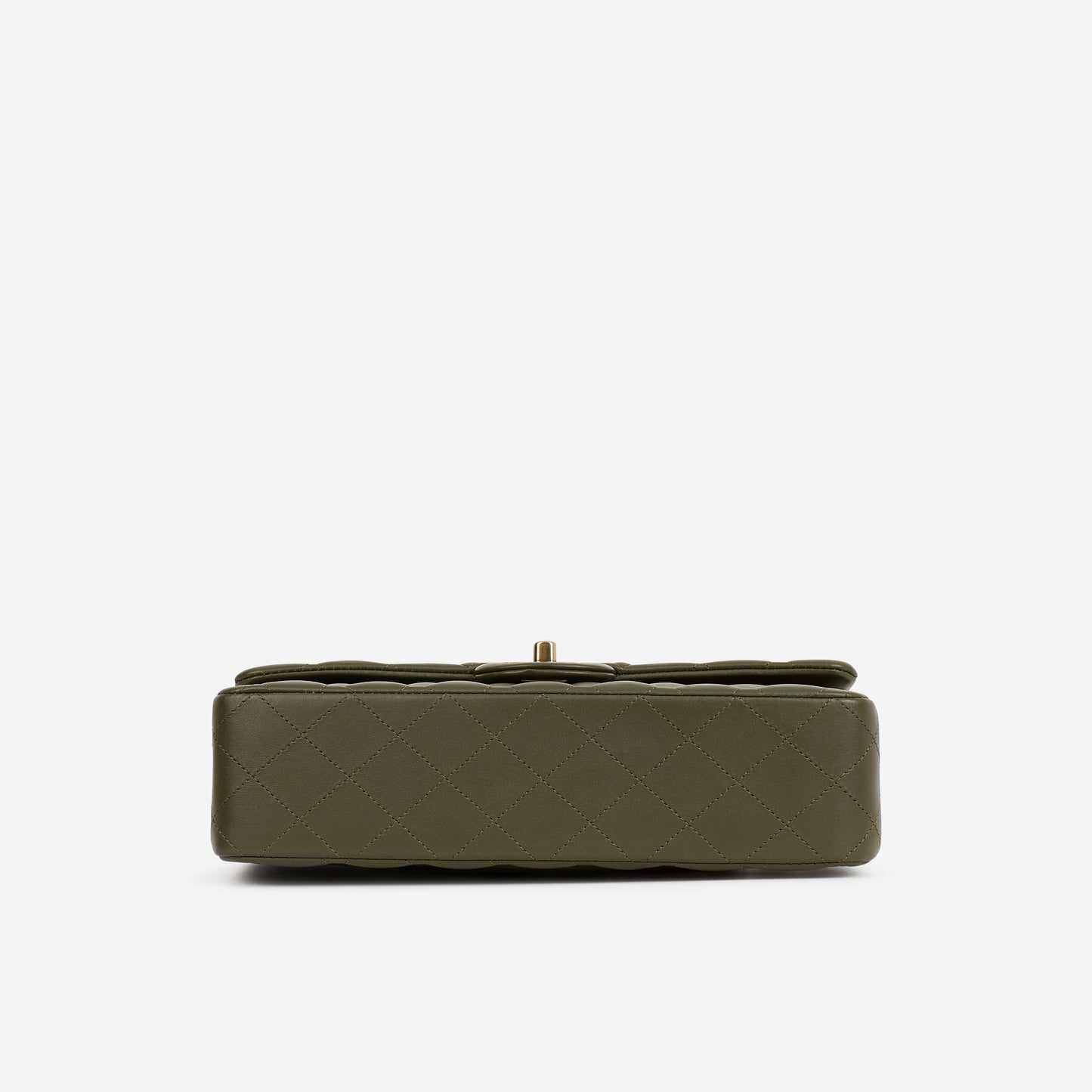 Chanel Medium Classic Flap - Olive Lambskin | Champagne Gold Hardware