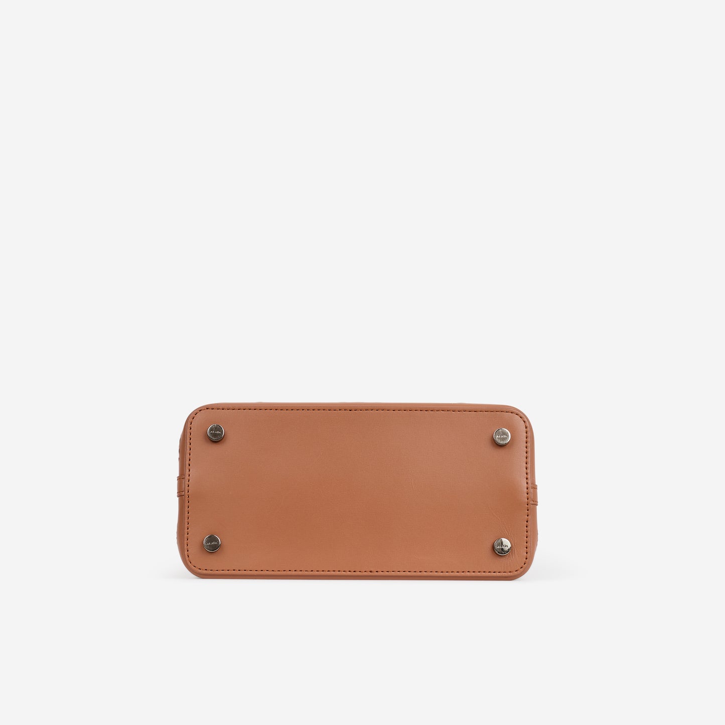 AlaÏa Mina 20 - Brown Vienne Motif Calfskin | Silver Hardware