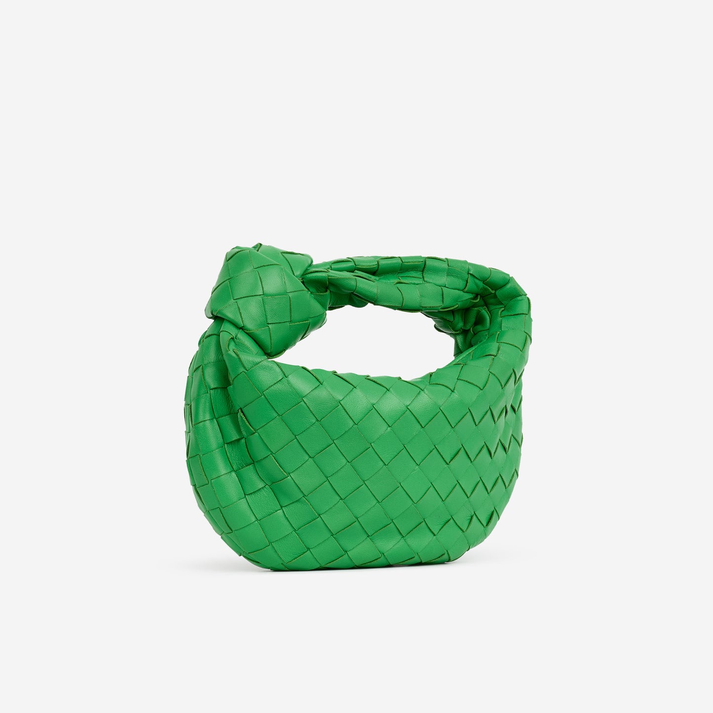 Bottega Veneta Mini Jodie - Parakeet Intrecciato | Gold Hardware