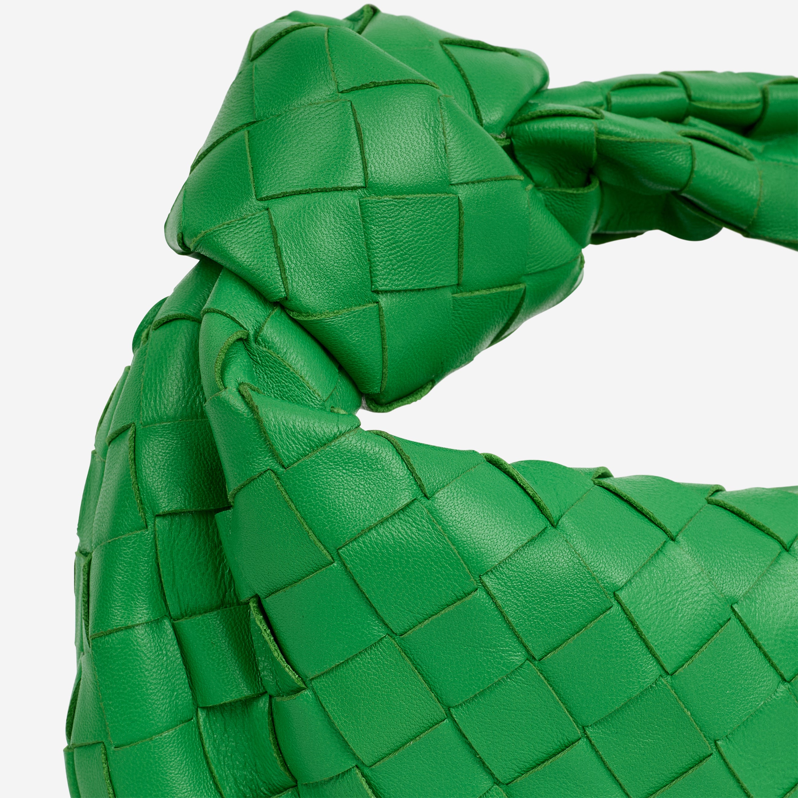 Bottega Veneta Mini Jodie - Parakeet Intrecciato | Gold Hardware