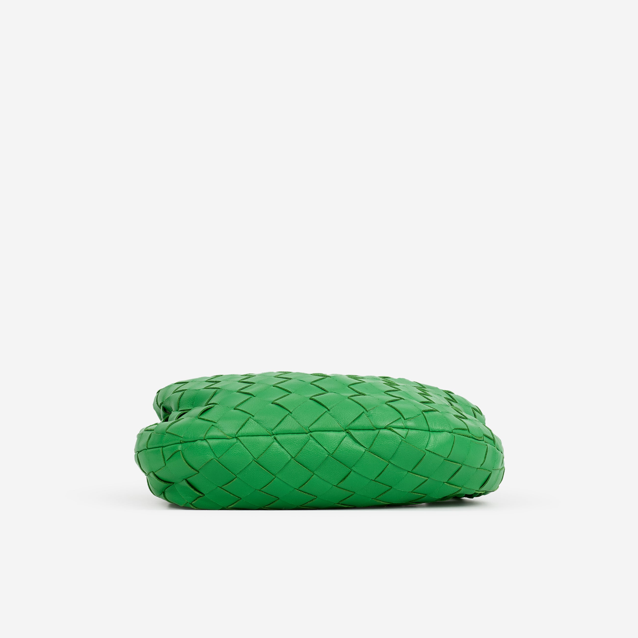 Bottega Veneta Mini Jodie - Parakeet Intrecciato | Gold Hardware