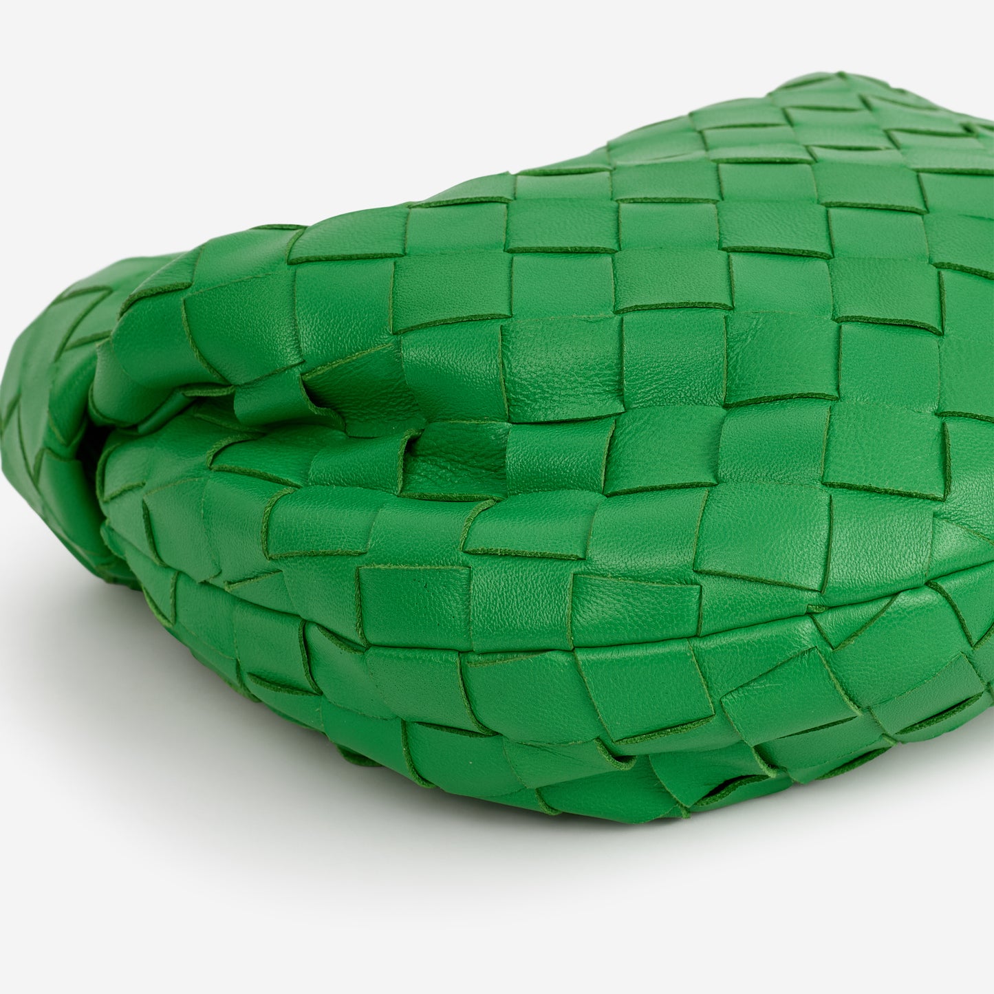 Bottega Veneta Mini Jodie - Parakeet Intrecciato | Gold Hardware