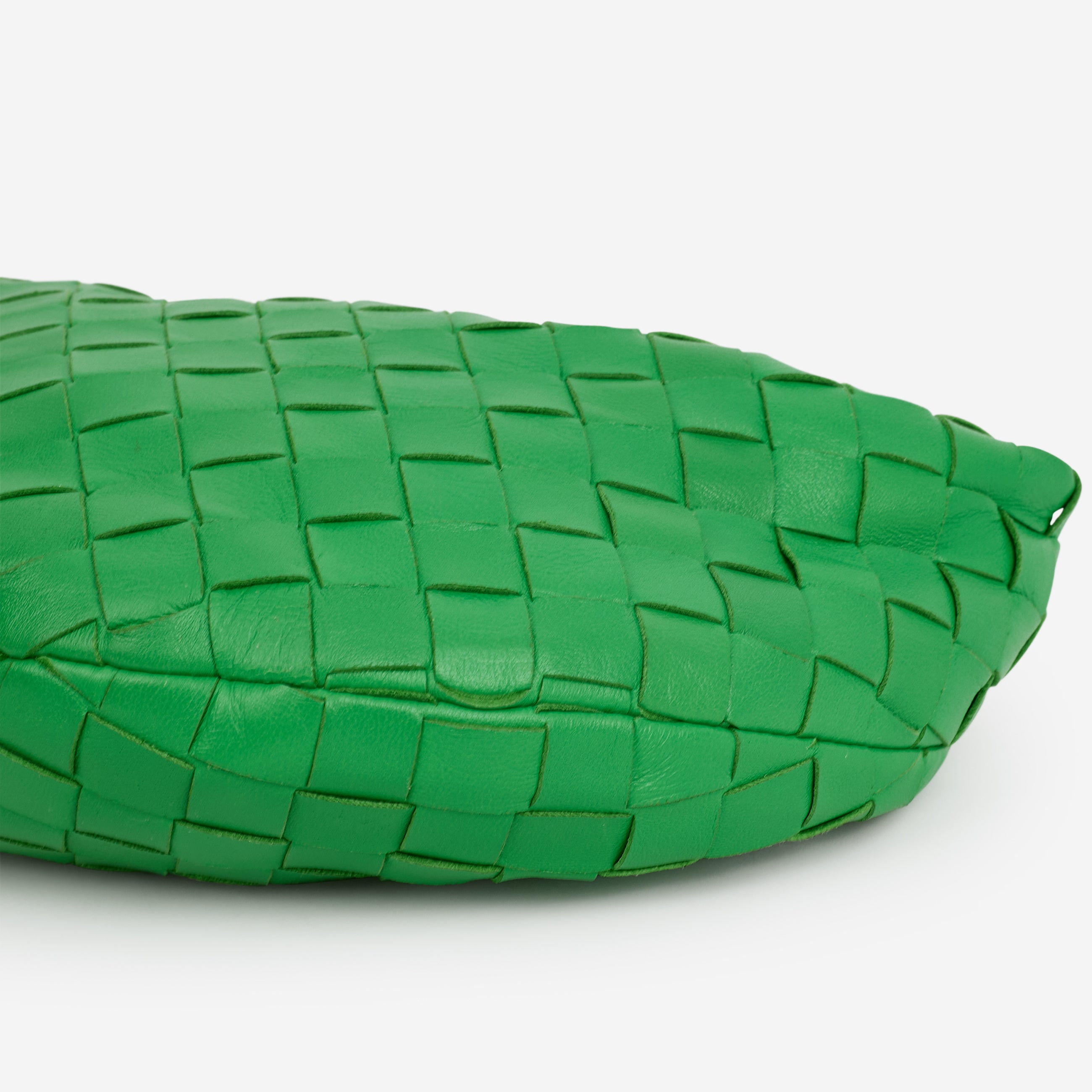 Bottega Veneta Mini Jodie - Parakeet Intrecciato | Gold Hardware
