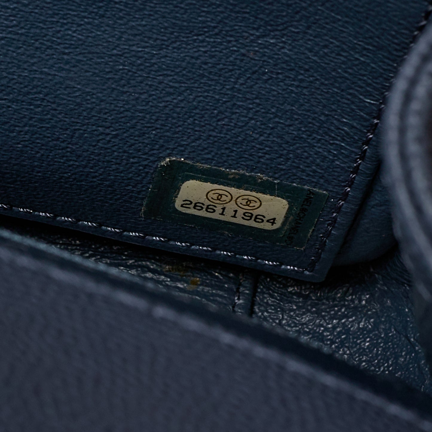 Chanel Small Business Affinity - Blue Caviar | Champagne Gold Hardware