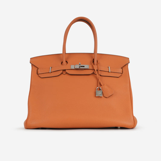 Hermès Birkin 35 - Orange Togo | Palladium Hardware