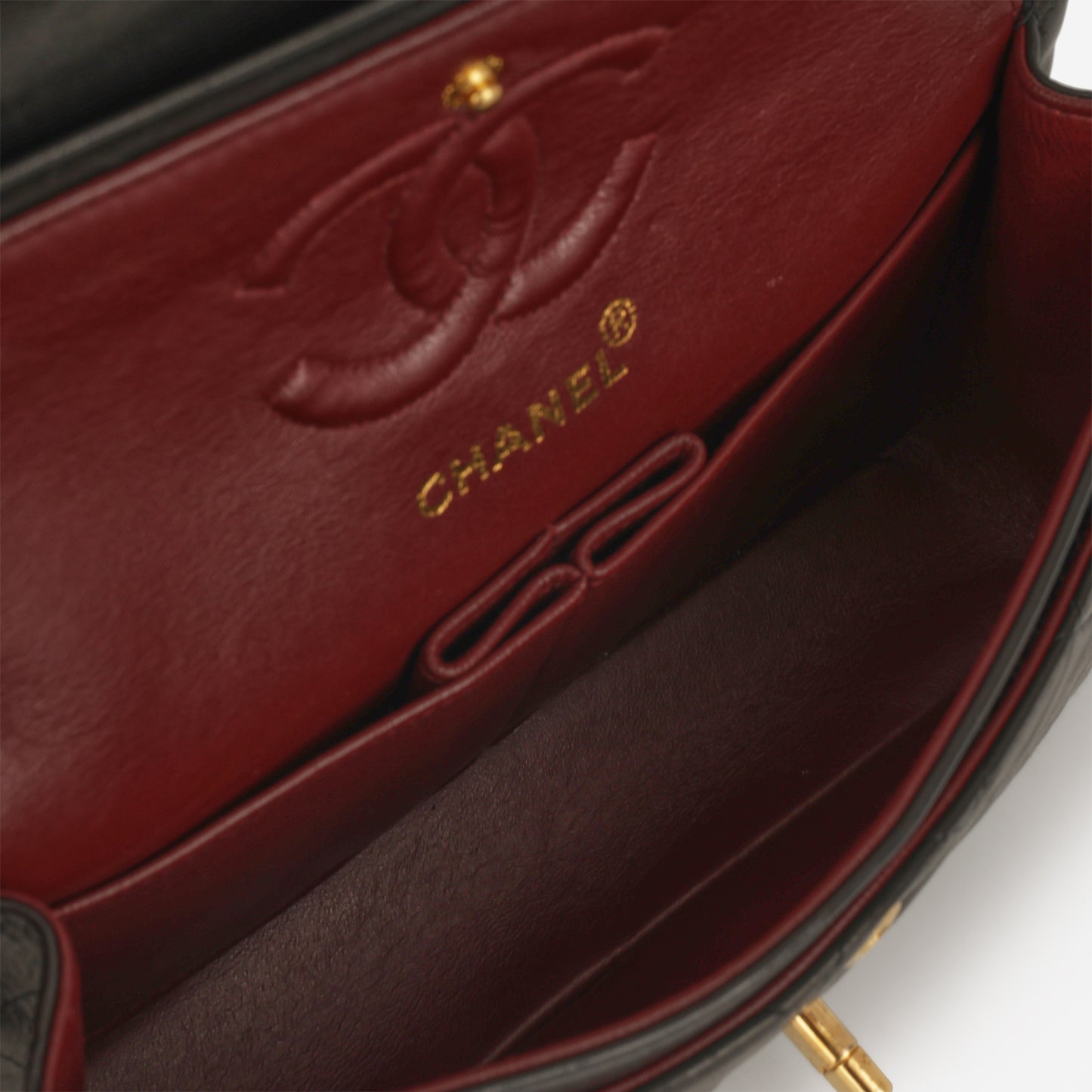 Chanel Vintage Small Classic Flap - Black Lambskin | Gold Hardware