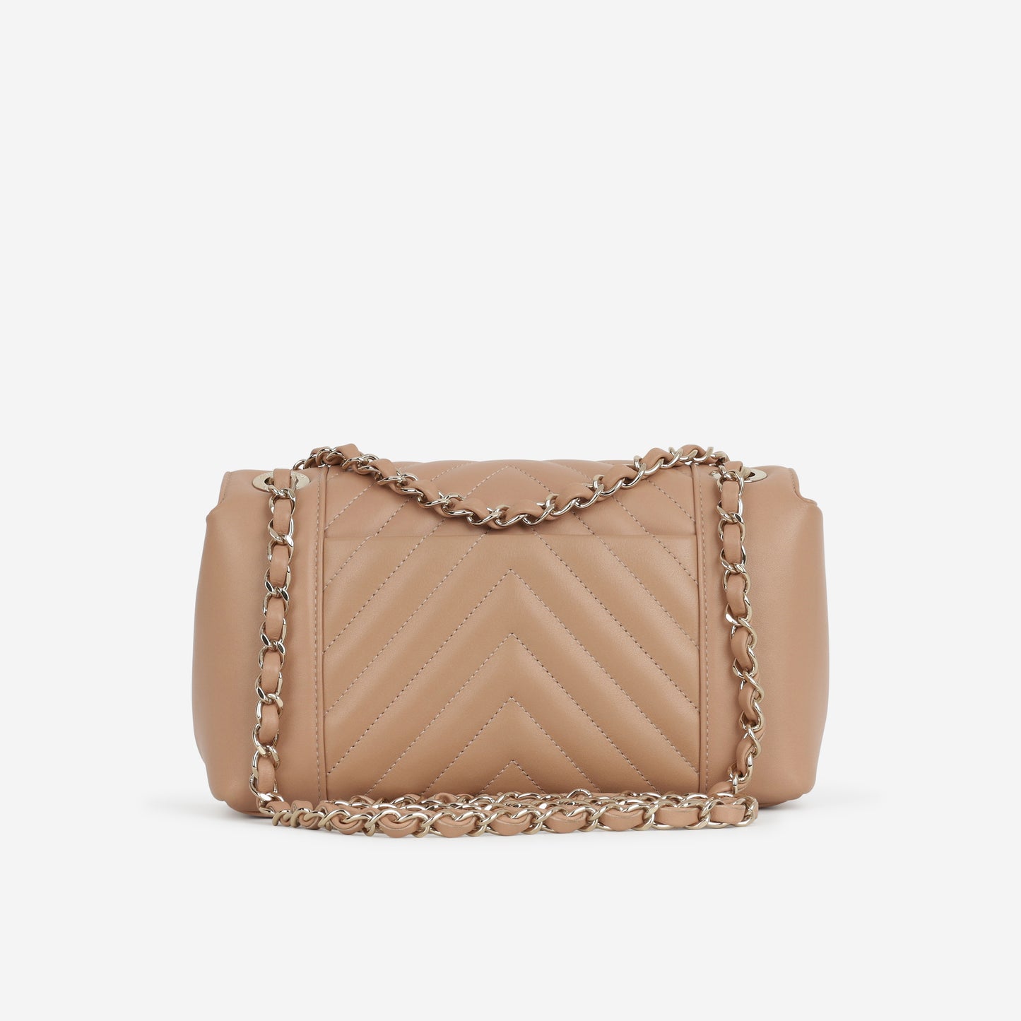 Chanel Small Daily Flap - Caramel Lambskin | Champagne Gold Hardware