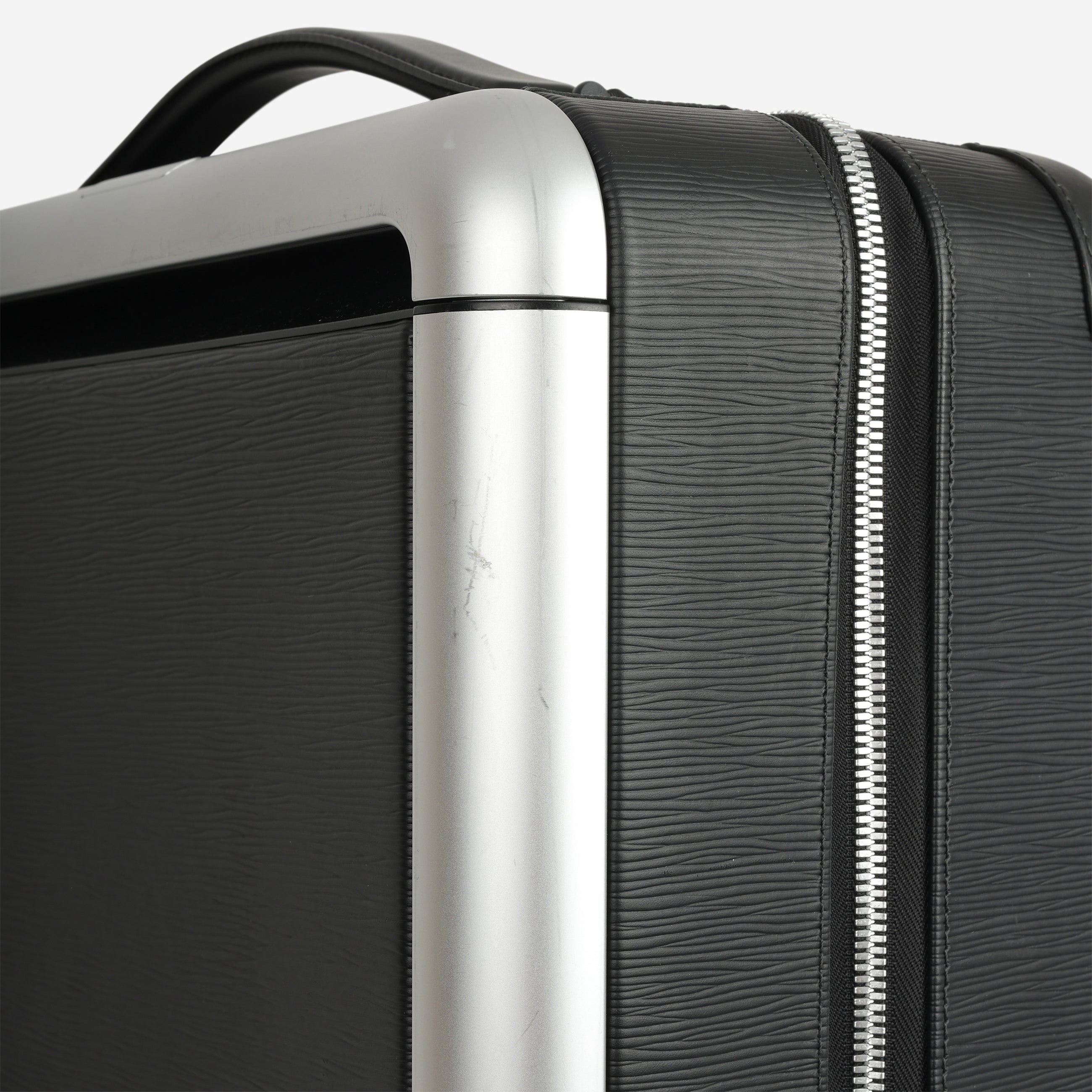 Louis Vuitton Horizon 55 Suitcase Black Epi Leather Silver