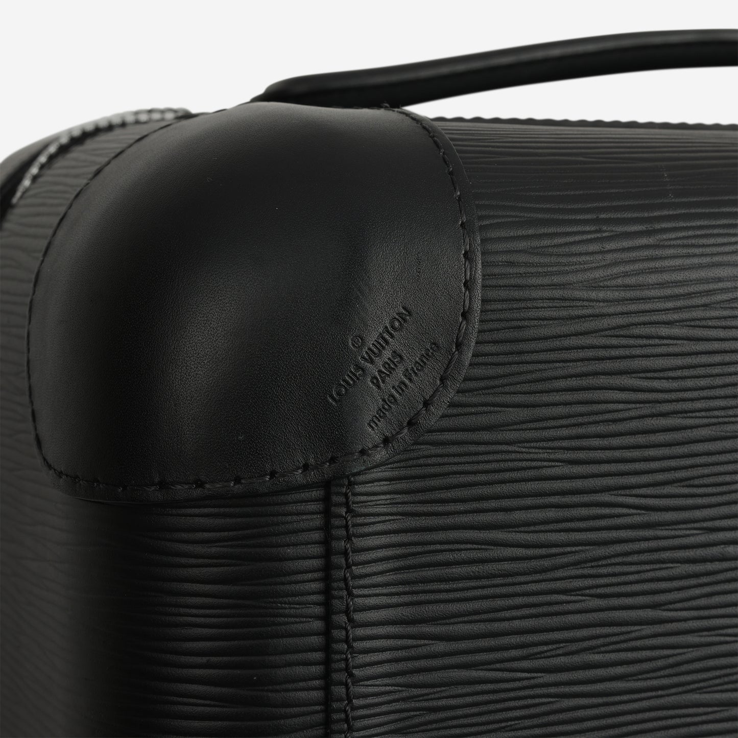 Louis Vuitton Horizon 55 Suitcase - Black Epi Leather | Silver Hardware