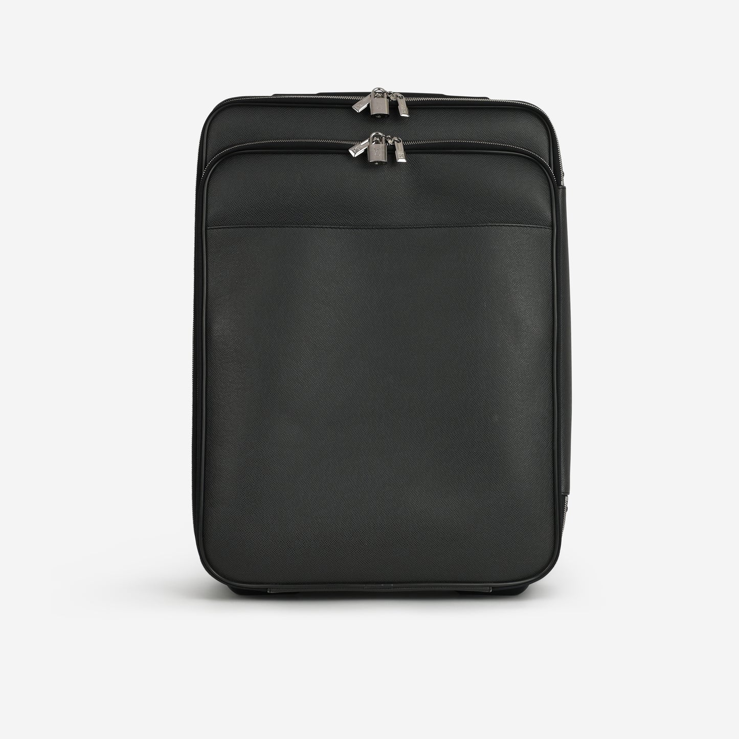 Louis Vuitton Pégase 55 Suitcase - Black Taiga Leather | Silver Hardware