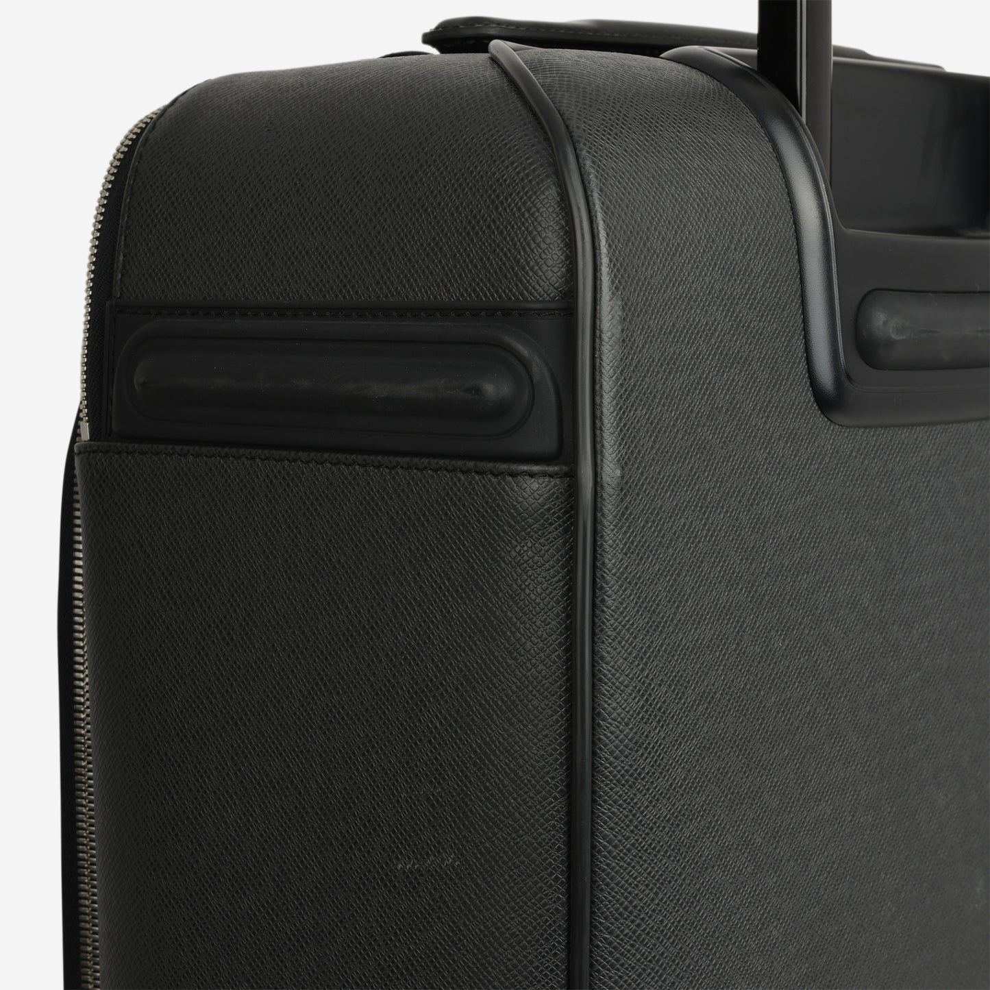 Louis Vuitton Pégase 55 Suitcase - Black Taiga Leather | Silver Hardware