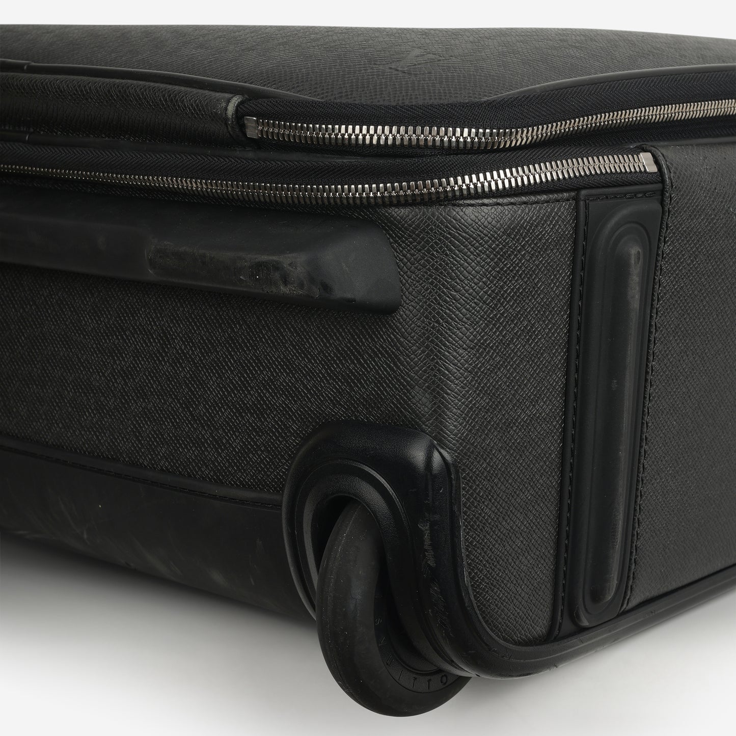 Louis Vuitton Pégase 55 Suitcase - Black Taiga Leather | Silver Hardware