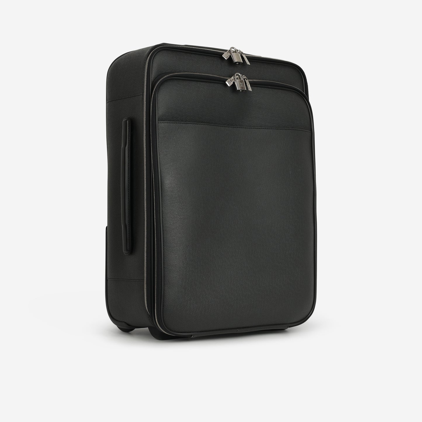 Louis Vuitton Pégase 55 Suitcase - Black Taiga Leather | Silver Hardware