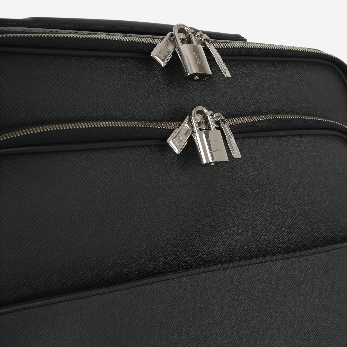 Louis Vuitton Pégase 55 Suitcase - Black Taiga Leather | Silver Hardware