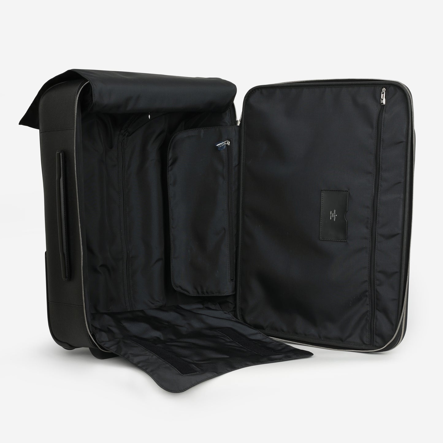 Louis Vuitton Pégase 55 Suitcase - Black Taiga Leather | Silver Hardware