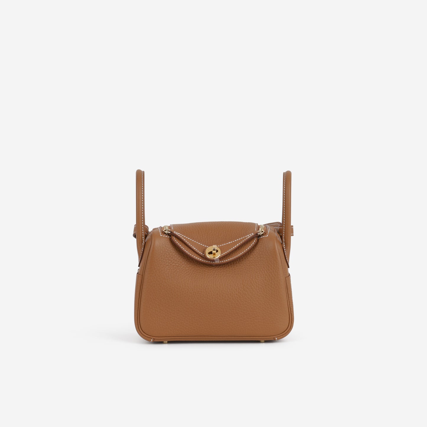 Hermès Mini Lindy - Gold Clemence | Gold Hardware