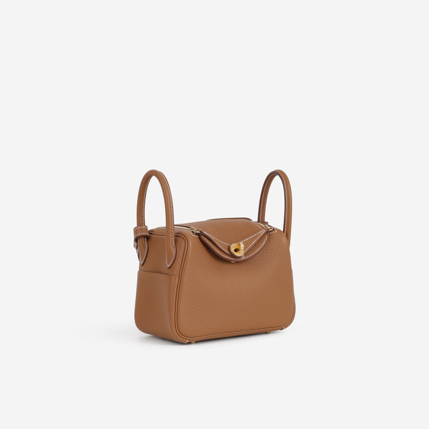 Hermès Mini Lindy - Gold Clemence | Gold Hardware