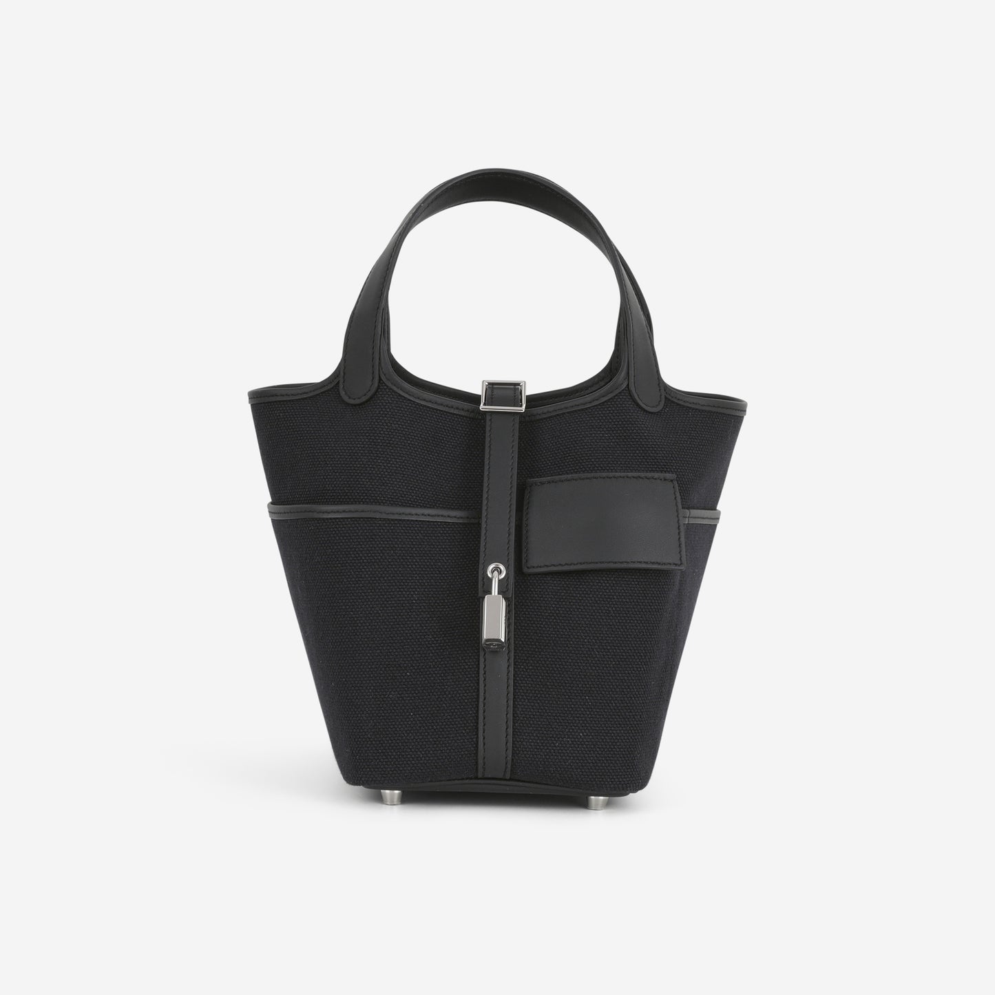 Hermès Picotin 18 Cargo - Noir Canvas / Swift | Palladium Hardware