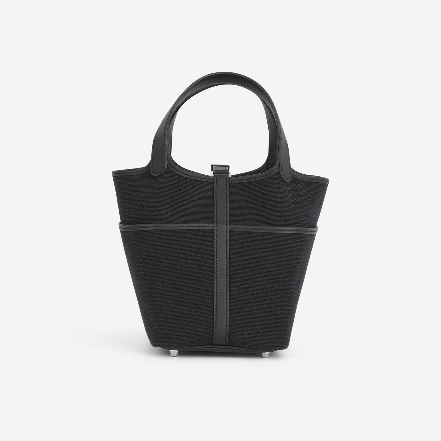 Hermès Picotin 18 Cargo - Noir Canvas / Swift | Palladium Hardware