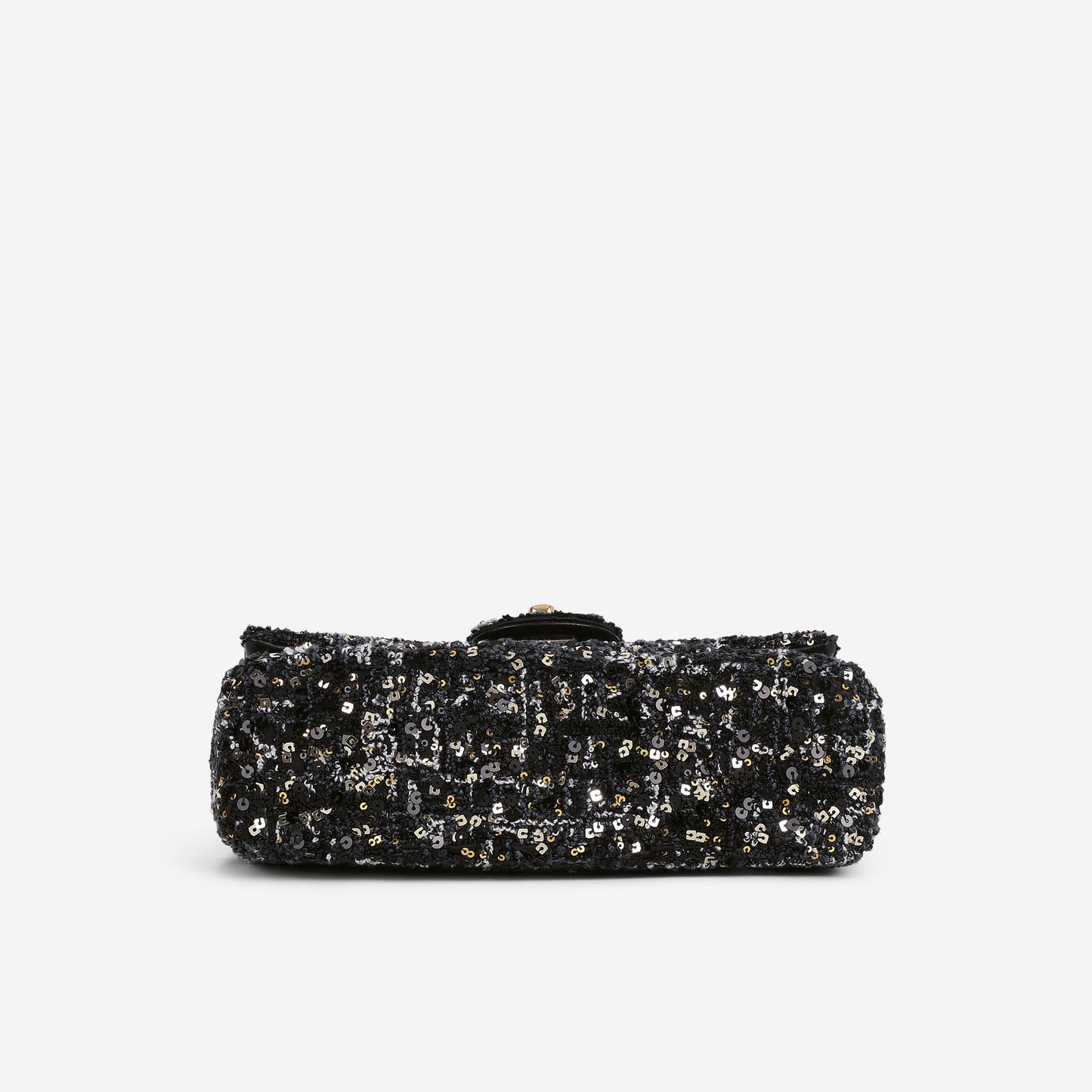 Chanel 24K Small Sequin Flap - Navy / Gold / Multi Sequins | Gold Hardware