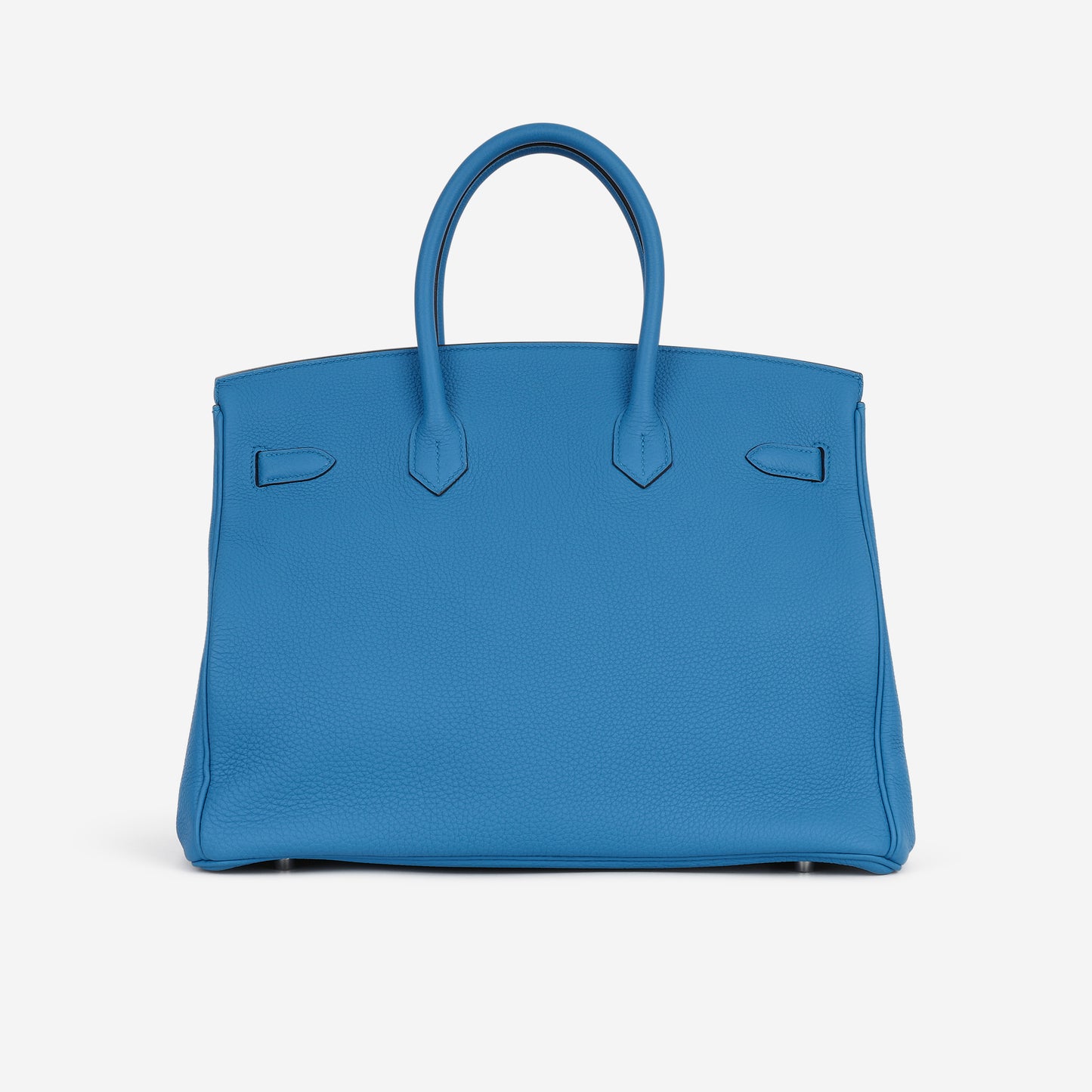 Hermès Verso Birkin 35 - Bleu Zanzibar Togo / Malachite Interior | Palladium Hardware